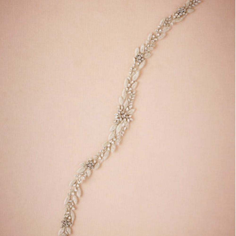 BHLDN Osmonda Belt (Opal & silver crystals) XS